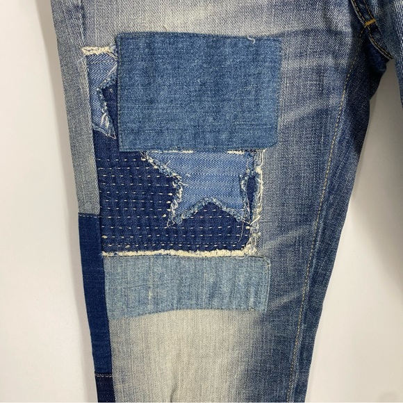 Polo Ralph Lauren Waverly Crop Patchwork Jean 26 - Picture 5 of 16